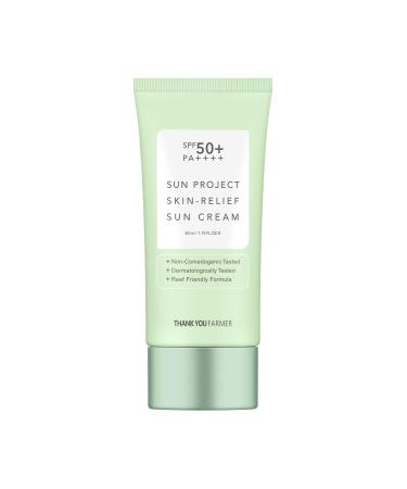 Thank You Farmer Sun Project Skin Relief Sun Cream SPF50+ PA++++ 50ml