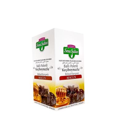 Lokman Sena Sultan Honey Pollen Carob Herbal Mix Paste 420 Gr - Buy Online on GoSupps.com