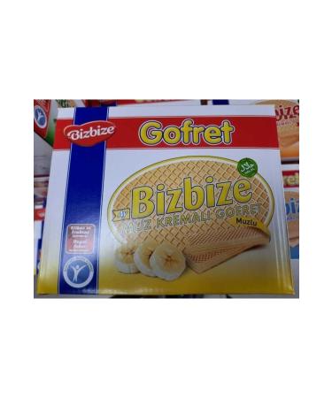 Bizbize Wafer Banana Cream Wafer 1000 gr