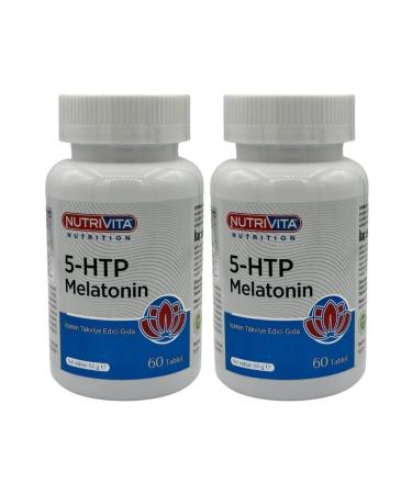 Nutrivita Nutrition 5-HTP Melatonin 2x60 Tablets