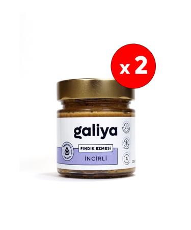 Galiya Fig Hazelnut Paste 215g X 2 (430G) No Sugar Added