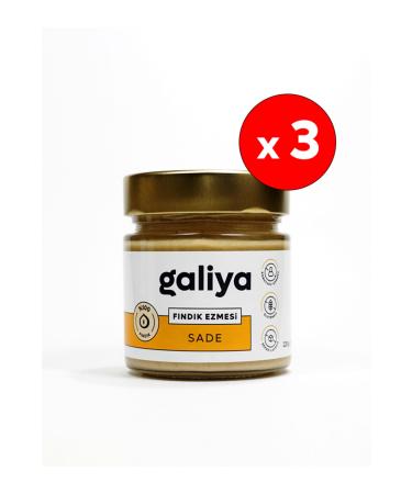 Galiya Sugar Free 0 Hazelnut Paste 215g X 3 (645G)
