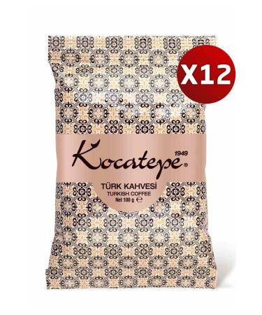 KOCATEPE COFFEE Kocatepe Turkish Coffee 100 Gr Foil 12 Pack