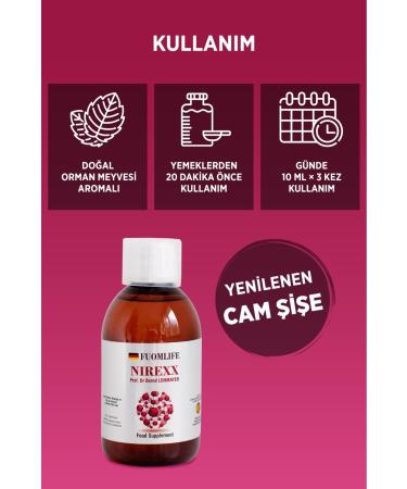 Fuomlife Prof. Dr. Bernd Lohmayer Fuomlife Nirexx - Liquid Food Supplement - 200 Ml - Buy Online on GoSupps.com