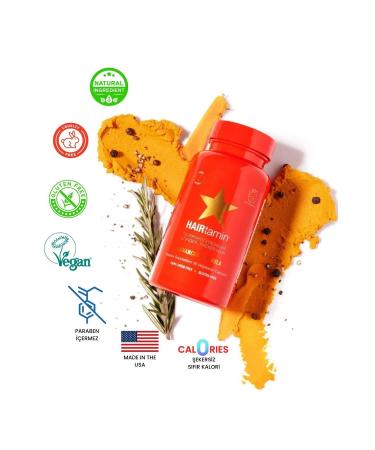 HAIRtamin Advanced Formula 30 Vegan Capsules - Hair Vitamin - 6 Pieces - Buy Online on GoSupps.com