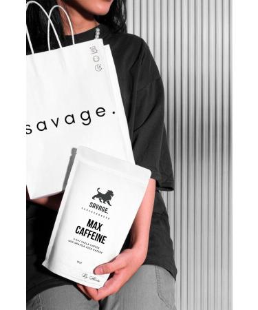 Savage Coffee High Caffeine Filter Coffee / 3 Times More Caffeine. 1000gr (Choose Ground or Beans.) - Buy Online on GoSupps.com