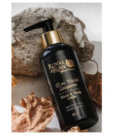 Royal ROSE Hand and Body Lotion Argan Oil and Vitamin E 180 ML