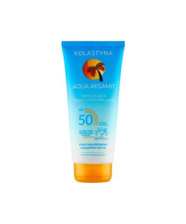 Kolastyna Aqua Aksamit Moisturizing bronzing emulsion SPF 50