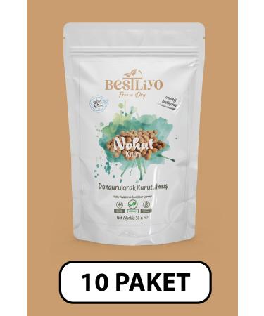 Bestliyo Freeze Dry Freeze Dried Chickpea Crisps 30gr (10 PACKS)