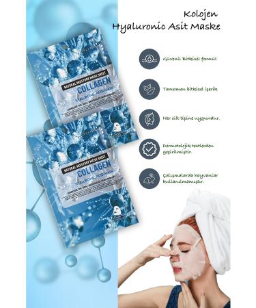 Dahaus 5 Piece Moisture Bomb Hyaluronic Acid Mask Collagen Essence Instant Effect XLM236 - Buy Online on GoSupps.com