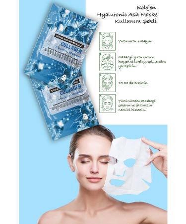 Dahaus 5 Piece Moisture Bomb Hyaluronic Acid Mask Collagen Essence Instant Effect XLM236 - Buy Online on GoSupps.com