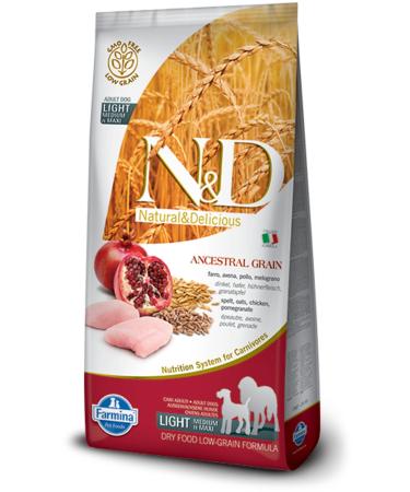 N & D Nd Low Grain Large and Medium Breed Diet Adult Dog Food 12 Kg