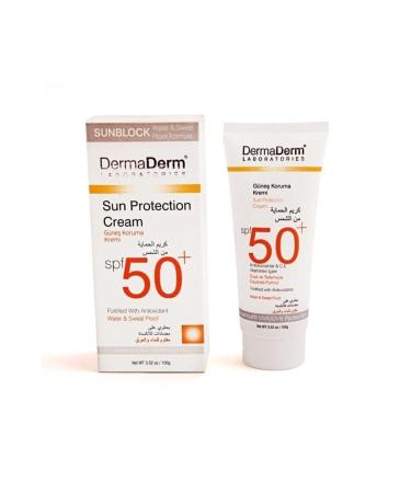 DermaDerm Spf 50+ Factor Sun Cream Dermatological Series Production 05/18