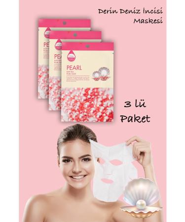 Uniquem 3 Pieces Deep Sea Pearl Mask Honeysuckle Extract Deep Sea Pearl Mask Xlm434