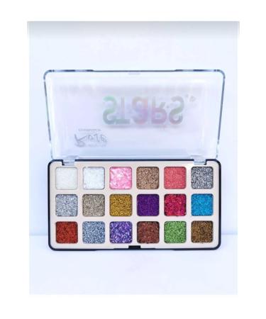 CRSBY 18-pack Glitter Eyeshadow Palette
