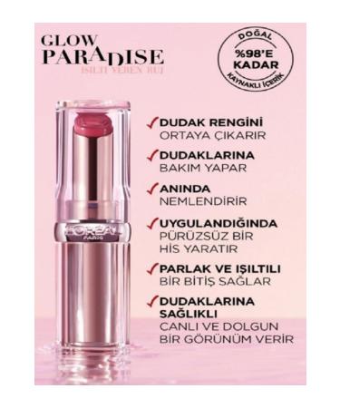 L'Oreal Paris Glow Paradise Balm-in-Mulberry Ecstatic-lipstick - Luminous Lipstick 353 - Buy Online on GoSupps.com