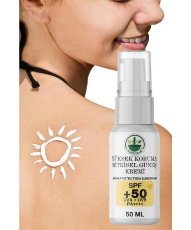 ixirciyusuf High Protection Herbal Sun Cream +50SPF / Fast Absorption - Moisturizer (50ml) - Buy Online on GoSupps.com