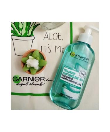 Garnier Skin Naturals Hyaluronic Aloe Cleansing Gel-200 ml - Buy Online on GoSupps.com