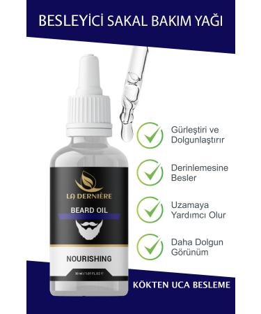 La Derniere Beard Serum Supports New Beard Formation for Sparse Beard and Beardlessness Problems 30ml - Buy Online on GoSupps.com