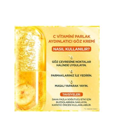 Garnier Vitamin C Brightening Eye Cream - Buy Online on GoSupps.com