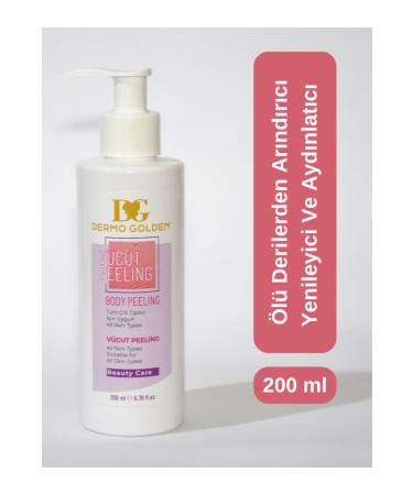 DG DERMO GOLDEN Face and Body Peeling // Suitable for All Skin Types // 200 ml