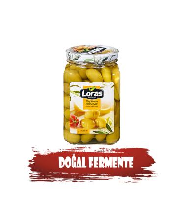 Loras Olive Loras Crushed Kalamata Green Glass 900 Gr (70 - 90)