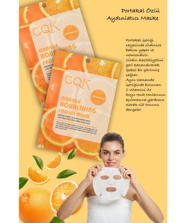 Xolo 5 Pieces Orange Vitamin C & Chinese Mushroom Pore Repairing Face Mask XLM205+A23 - Buy Online on GoSupps.com