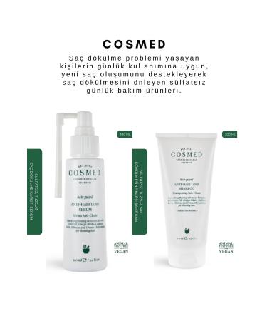 COSMED Anti Hair Loss Care Set | Anti Hair Loss Serum + Shampoo Original Size