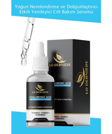 La Derniere Hyaluronic Acid Moisturizing Skin Giving a Lively Appearance 3 Effective Serum 30ml - Buy Online on GoSupps.com