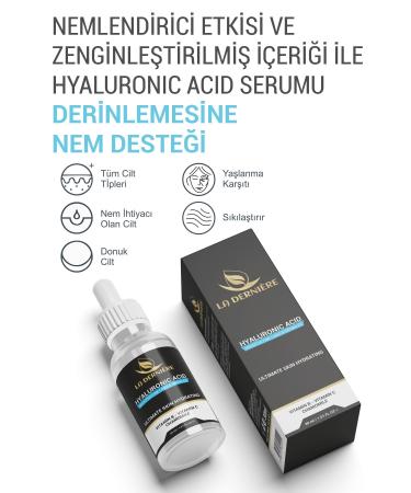 La Derniere Hyaluronic Acid Moisturizing Skin Giving a Lively Appearance 3 Effective Serum 30ml - Buy Online on GoSupps.com
