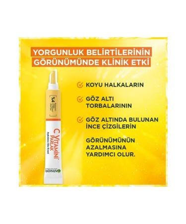 Garnier Vitamin C Brightening Eye Cream - Buy Online on GoSupps.com