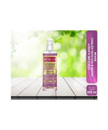 Bioblas Anti-Hair Loss Collagen & Keratin Liquid Hair Conditioner 200 ml 1 piece