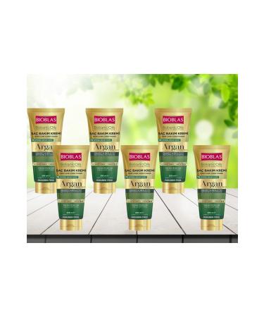 Bioblas Botanic Oils Argan Oil Hair Care Cream 250 ml 6 pieces