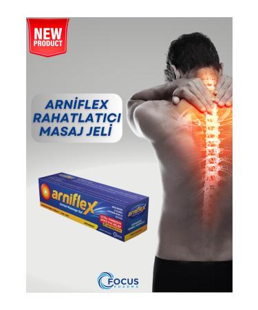 ARN FLEX Herbal Relaxing Massage Gel with Arnica montana Glucosamine and Boswellia - Buy Online on GoSupps.com