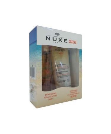Nuxe Bronzing Face and Body Oil Spf30 150 ml After Sun Moisturizing Hair and Body Shampoo