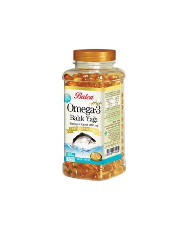 Balen Omega 3 Fish Oil Softgel 1000 Mg 100 Capsules Balen