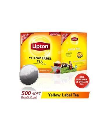 Lipton Yellow Label Teapot Tea Bag 500pcs 8690639001688