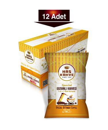 Has Coffee Has Special Ottoman Turkish Coffee 100 gr. Box of 12