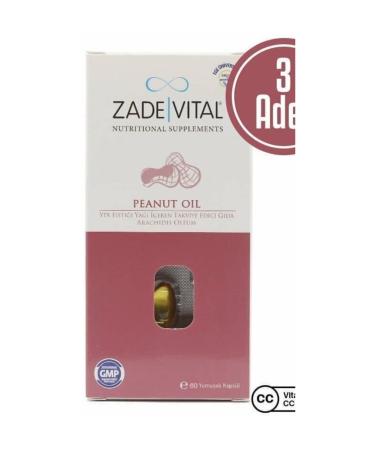 Zade Vital Peanut Oil 800 Mg 60 Capsules Buy 3 Pay 2