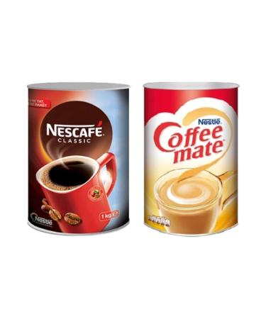 Nestle Nescafe Classic 1 Kg + Coffee Mate Coffee Creamer 2 Kg