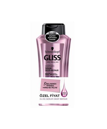Gliss Serum Deep Repair Shampoo 360 ml Set of 2