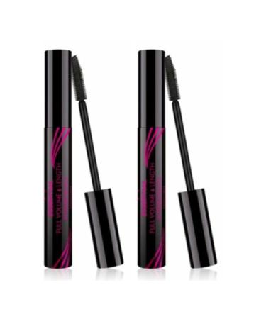 Golden Rose Extra Volume & Lengthening Black Mascara - Essential Full Volume & Length Intense X 2 Pieces