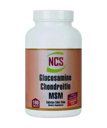 Ncs Glucosamine Chondroitin 180 Tablets Msm Turmeric