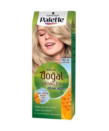 Palette Hair Dye Permanent Natural Colors 10-0 Light Blonde