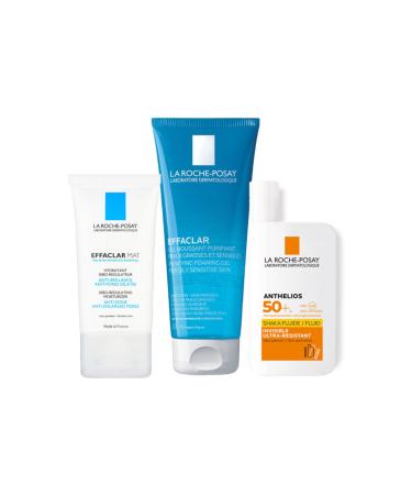 La Roche Posay Anti-Shine Set | Effaclar Matte + Effaclar Gel + Sunscreen Glb20200225009