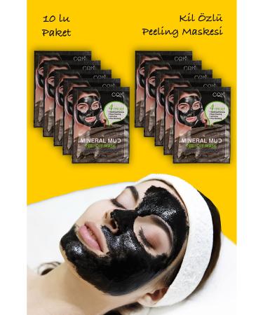 Xolo 10 Pieces Blackhead Mask 20 Grams Mineral Mineral Mud Cure Spreadable Face Mask Xlm1318