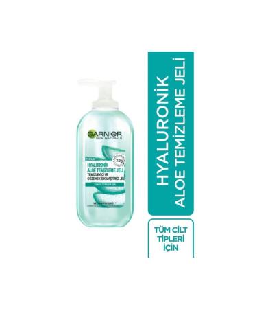 Garnier Skin Naturals Hyaluronic Aloe Cleansing Gel-200 ml - Buy Online on GoSupps.com
