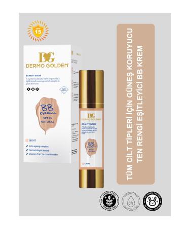 DG DERMO GOLDEN Moisturizing Equalizing Color Tone Blemish Reducing Skin Tightening Ae-b5 Vitamin Bb Cream 15 Spf