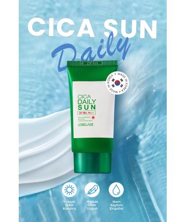 LEBELAGE Daily Sensitive and Comfort Korean Sun Cream Lebelage Cica Daily Sun SPF50+ PA+++ 30ml - Buy Online on GoSupps.com