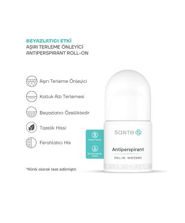 SantePlus Underarm Whitening and Antiperspirant Roll On 50 ml - Buy Online on GoSupps.com